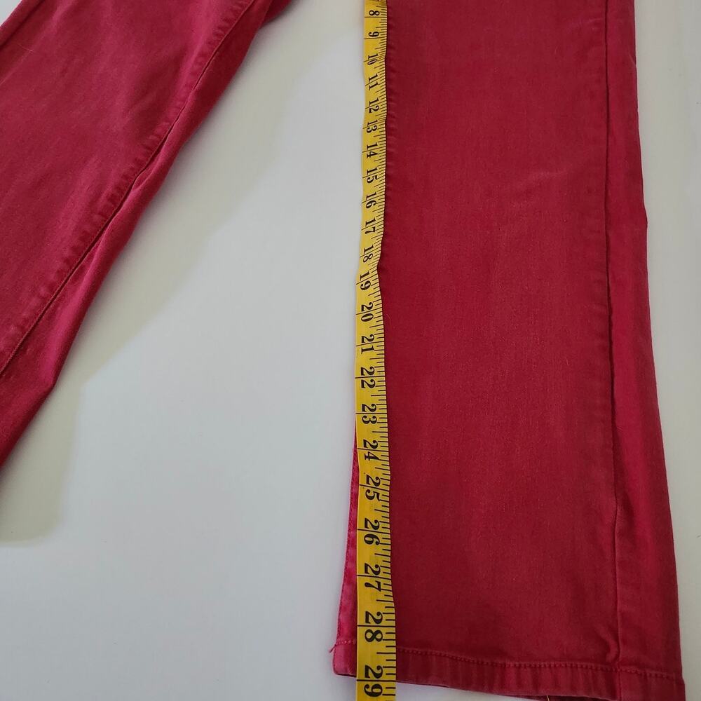 Appleseeds Red Classic 5 Pocket Jeans Size 10 - Picture 7 of 9